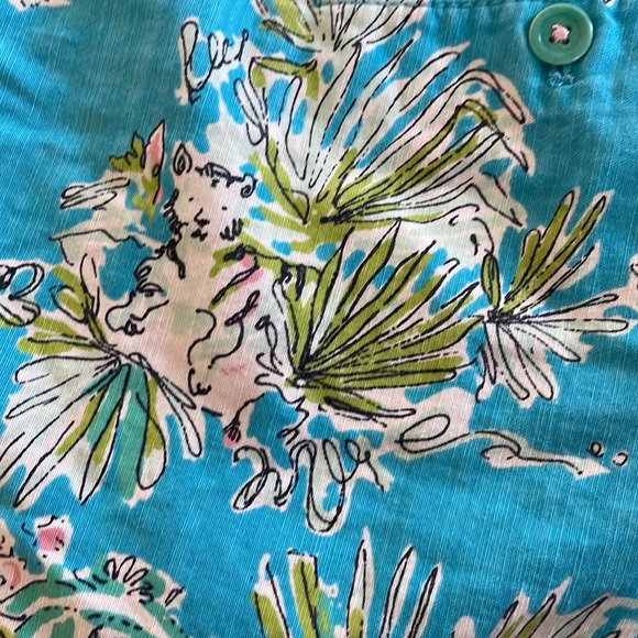 Lily Pulitzer “Jungle Glam” summertime shorts, size 2. - Picture 7 of 7